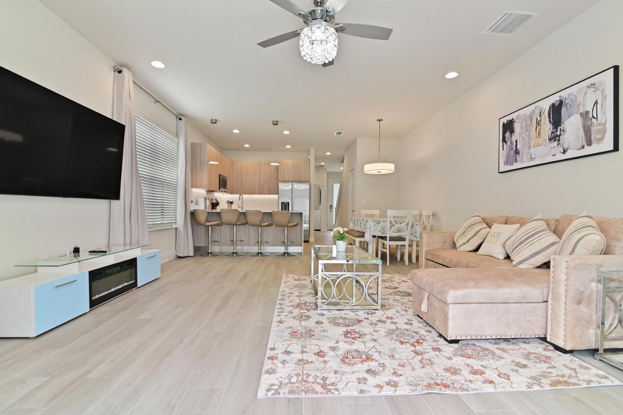 New Modern & Spacious Townhouse Near Disney - 4Br And 3Fb 올랜도 외부 사진